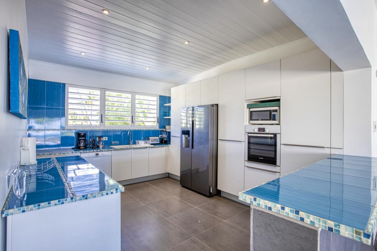 60_Location villa 4 chambres Beacon Hill Saint Martin - cuisine